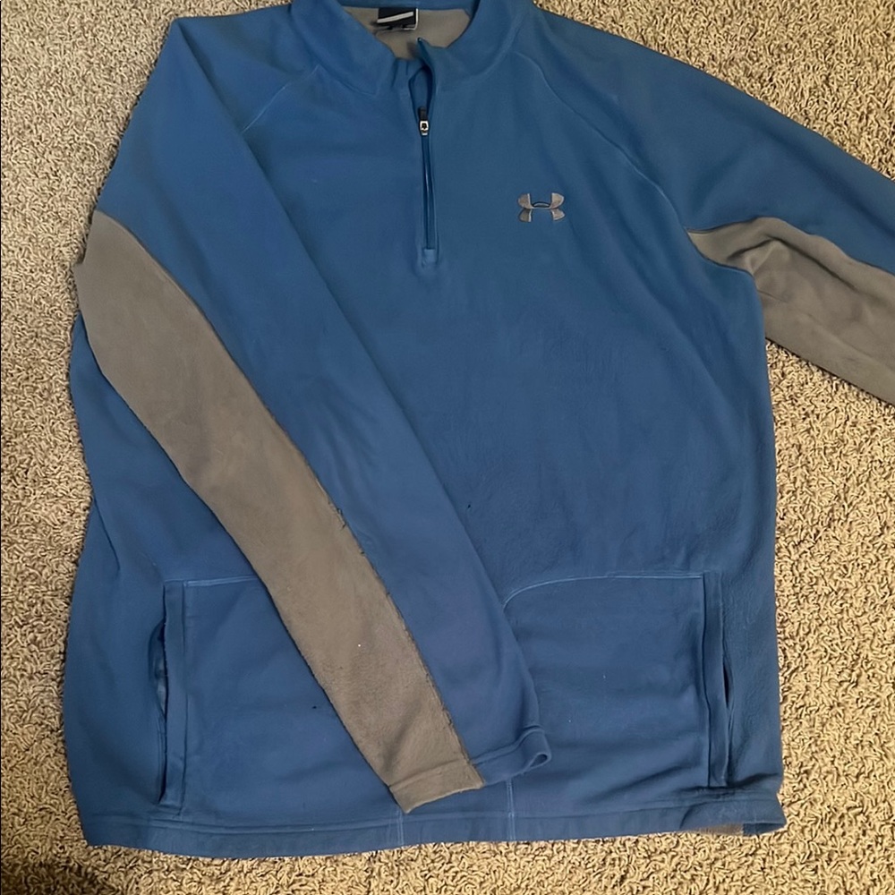 Under Armour Men's Blue and Gray Jacket